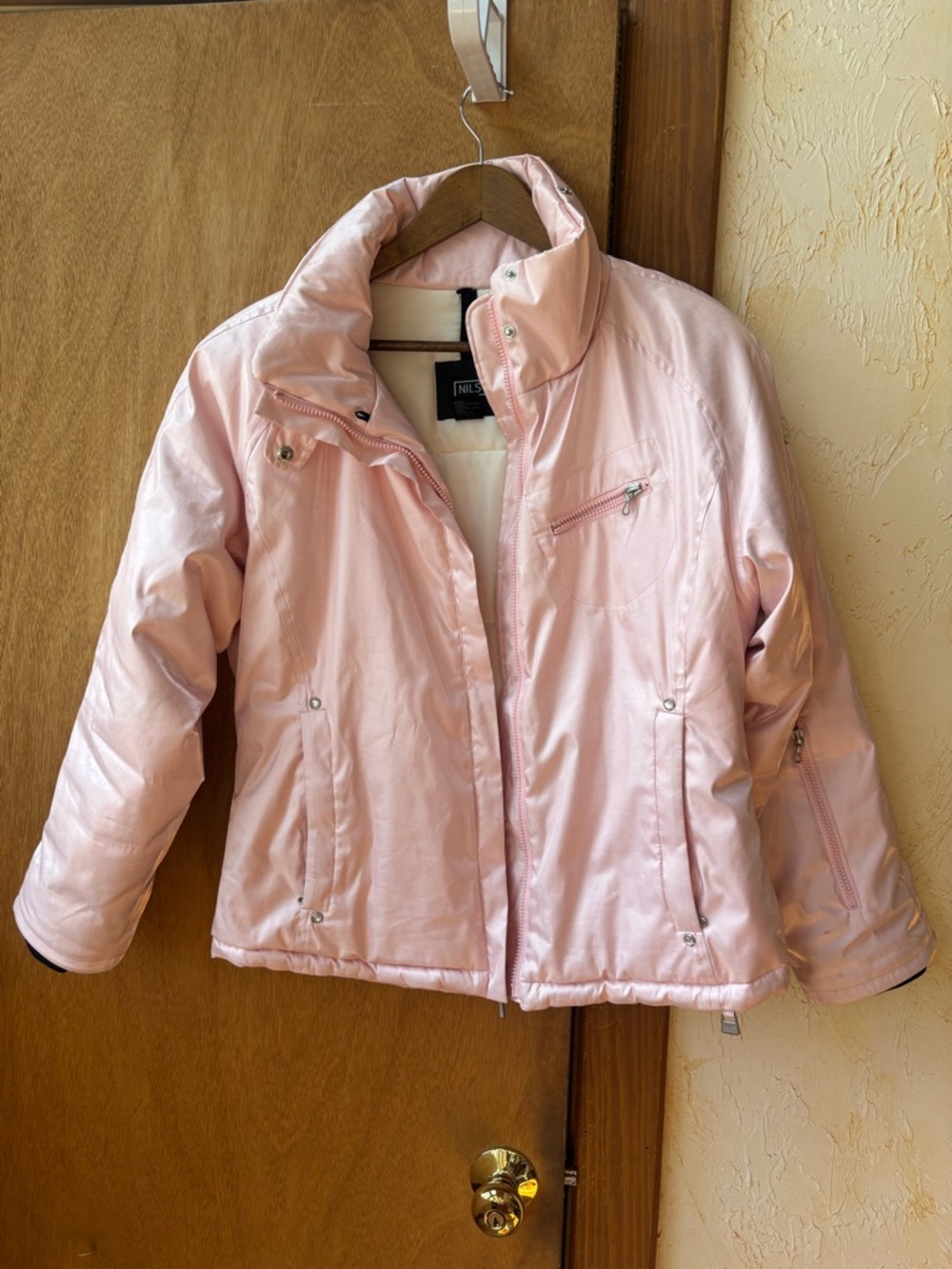 NILS Light Pink Women’s Insulated Puffer Jacket